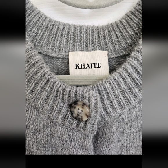 Khaite Michaela Fair Isle cashmere-blend cardigan XL Excellent Condition Women's - Picture 6 of 11